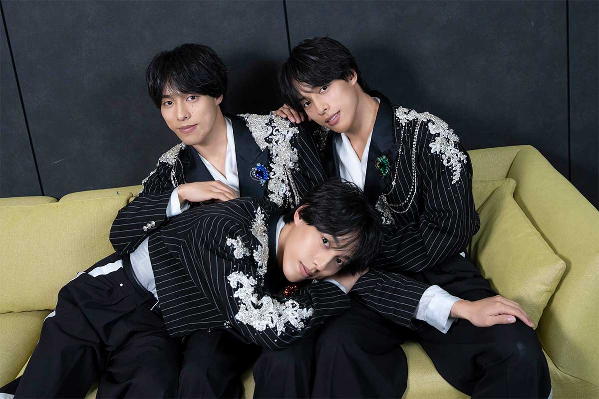 「ダンスのシンクロが僕たちの武器」と語った【写真:増田美咲】