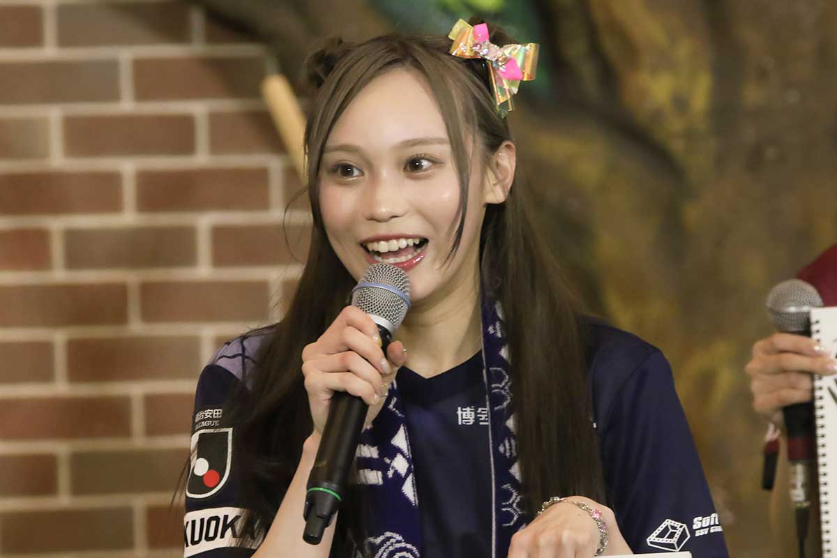 TIFに出演したHKT48の豊永阿紀【写真:ENCOUNT編集部】