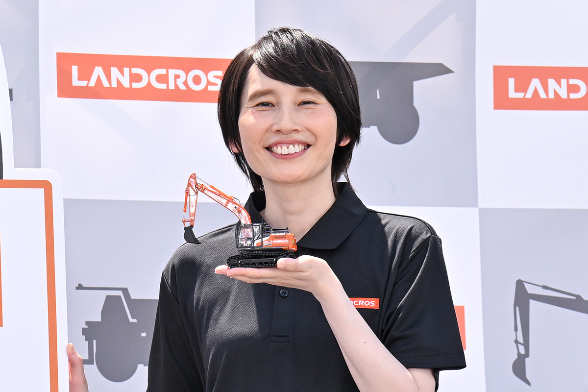 イベントに登壇したハリセンボンの箕輪はるか【写真:ENCOUNT編集部】