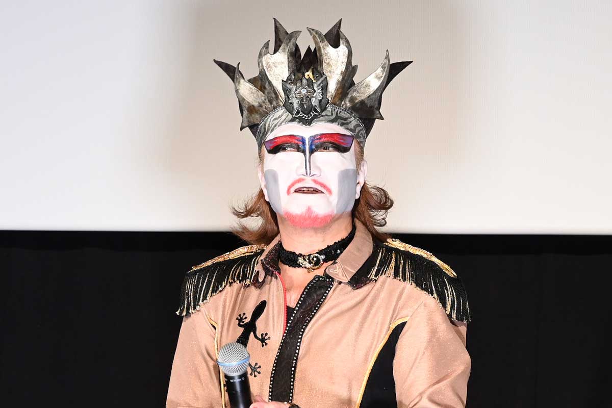 トークイヴェントに登壇した聖飢魔IIのデーモン閣下【写真：ENCOUNT編集部】