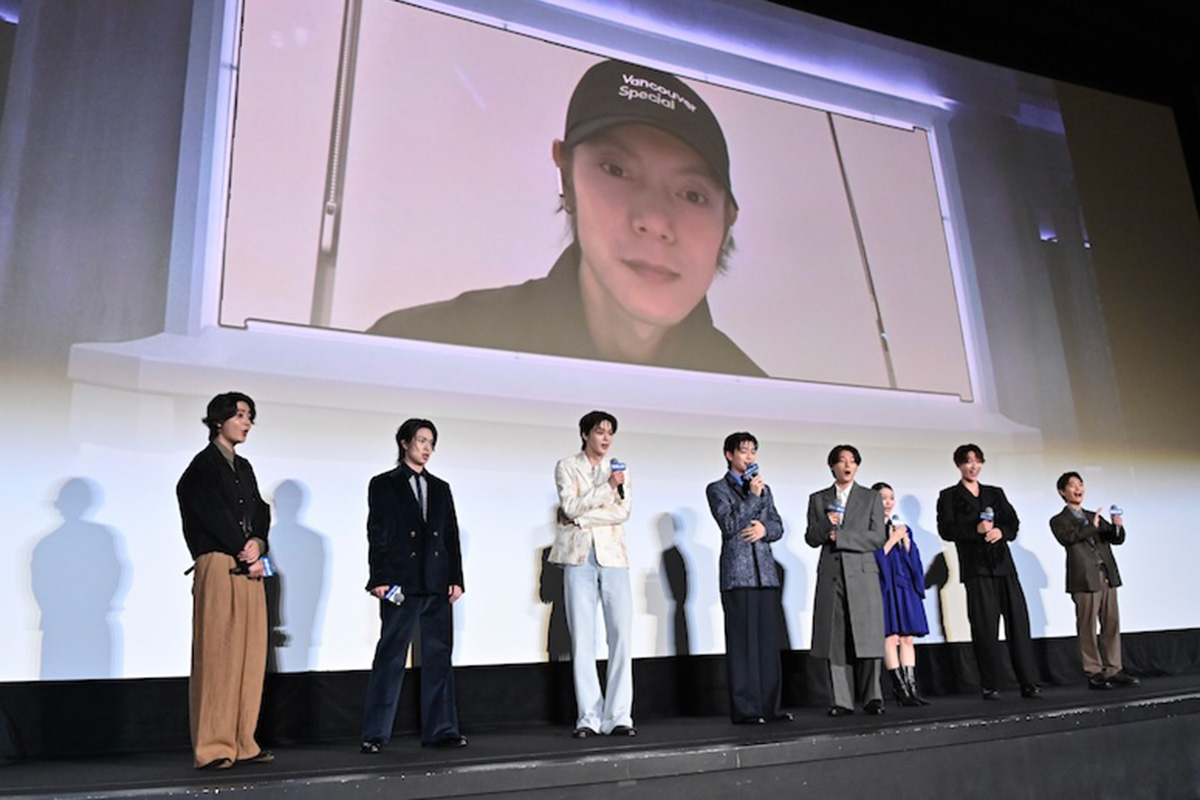 窪田正孝、カナダからサプライズリモート出演　『ブルーロック』主演の高橋文哉らも驚き