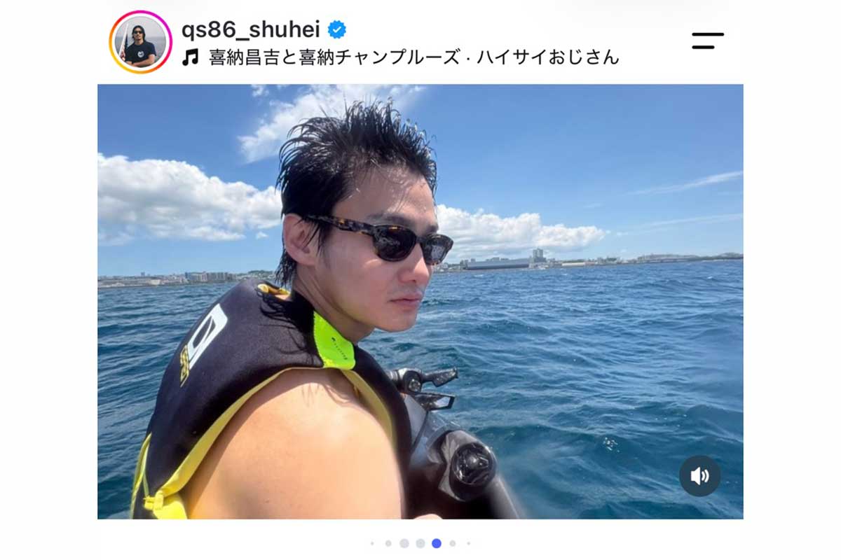 野村周平【写真：インスタグラム（@qs86_shuhei）より】