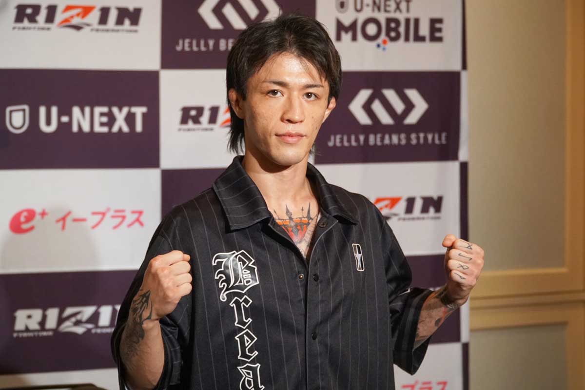 【RIZIN】ジョリー、会見でまさかの階級変更示唆「平本蓮倒すためにフェザー行くかも」　“エンタメ枠”脱出へ自信