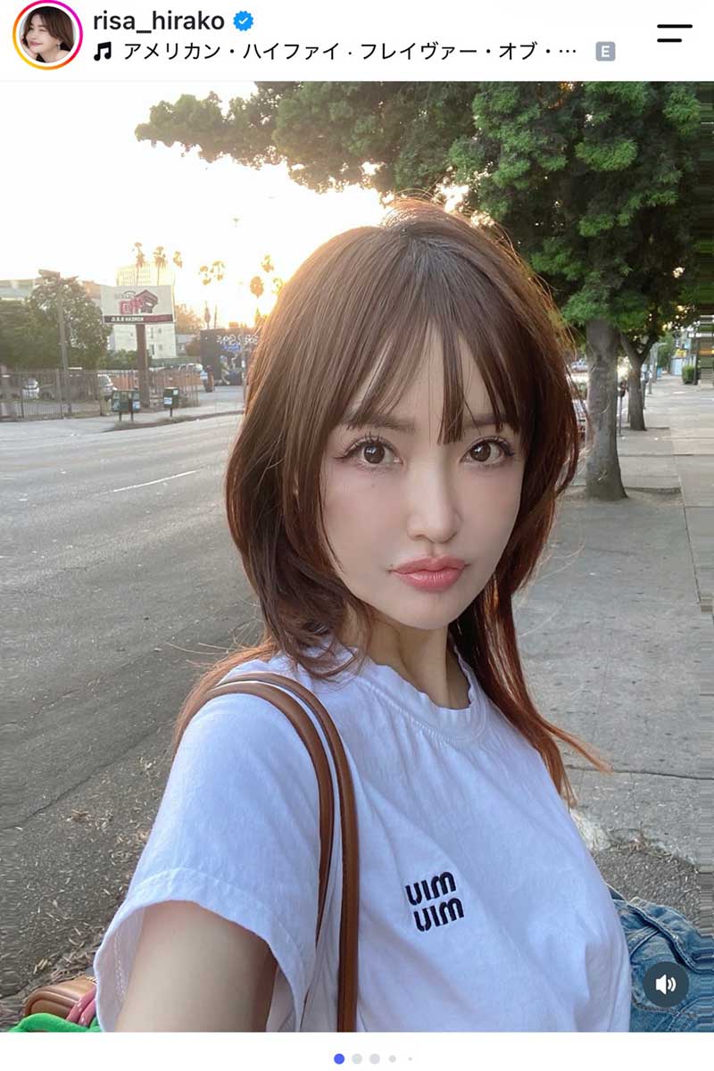 平子理沙【写真:インスタグラム(@risa_hirako)より】