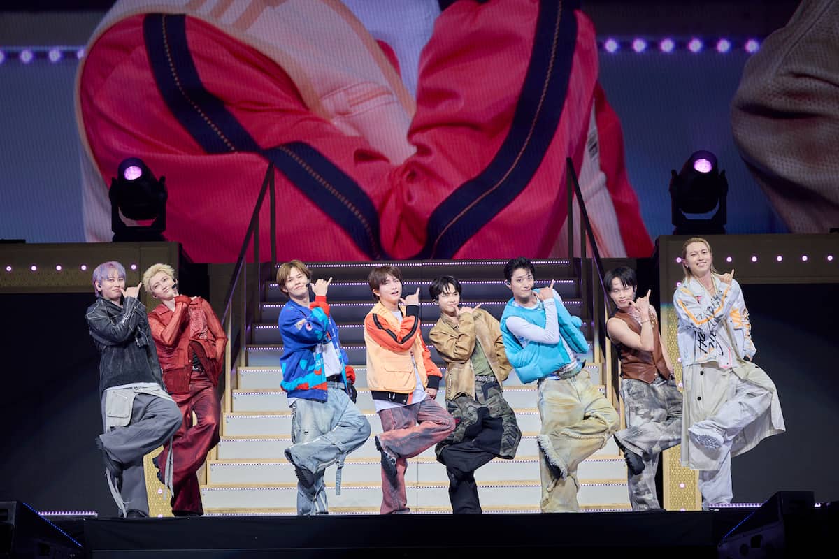 Kアリーナ横浜にてツアーファイナル公演を開催した超特急【写真：米山三郎・小坂茂雄】