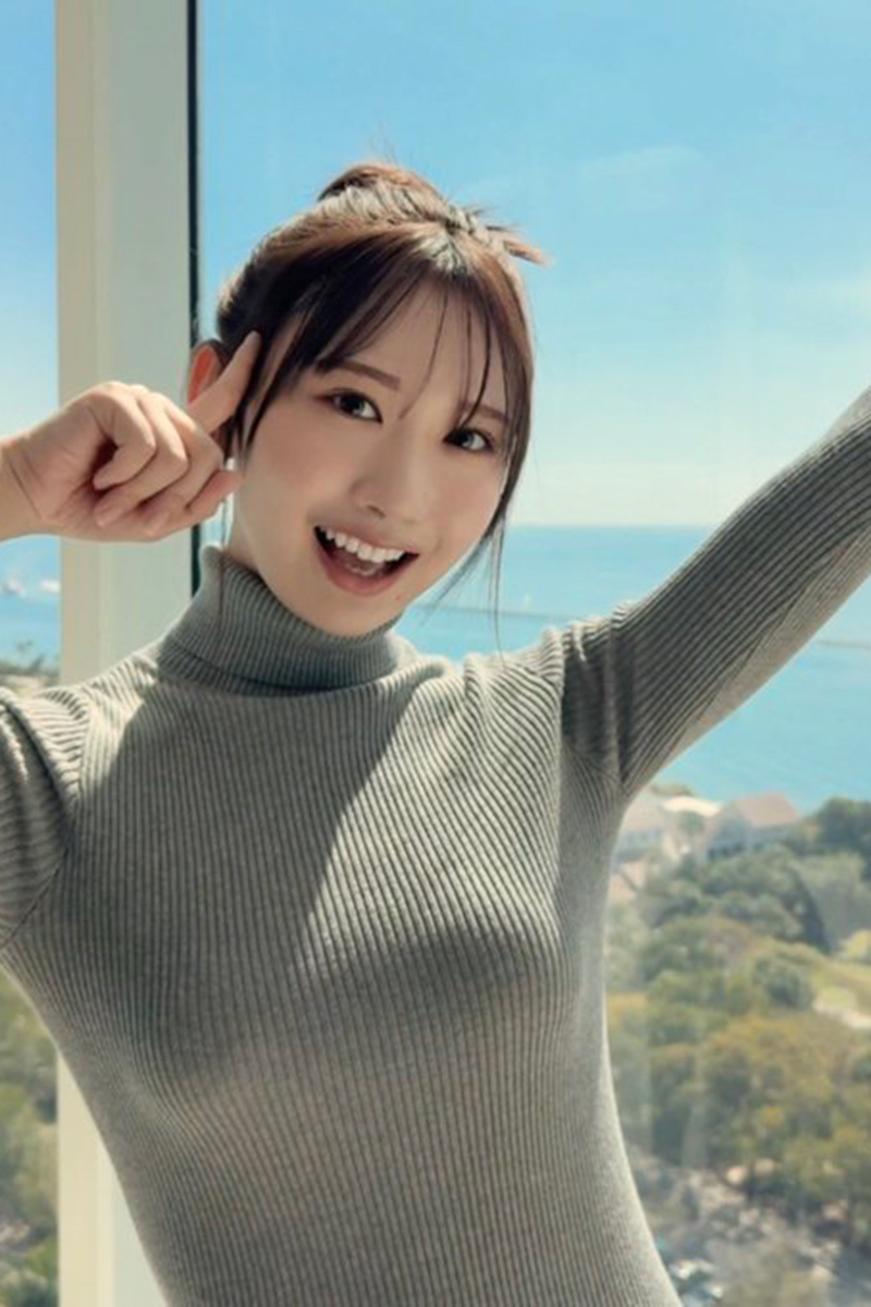 日向坂46・藤嶌果歩の写真集オフショット【写真:X(@kahorin1st)より】