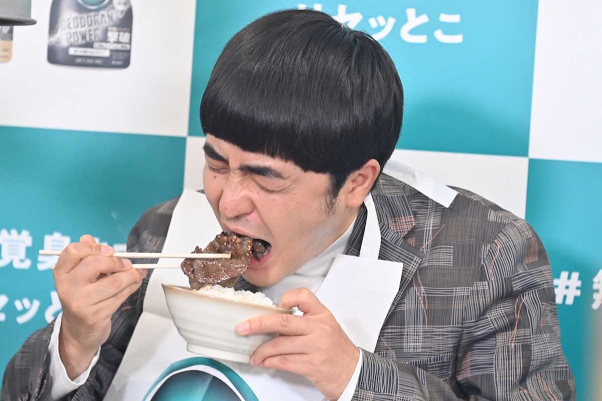 隊長・副隊長任命式に出席したたくろうの赤木裕【写真:ENCOUNT編集部】