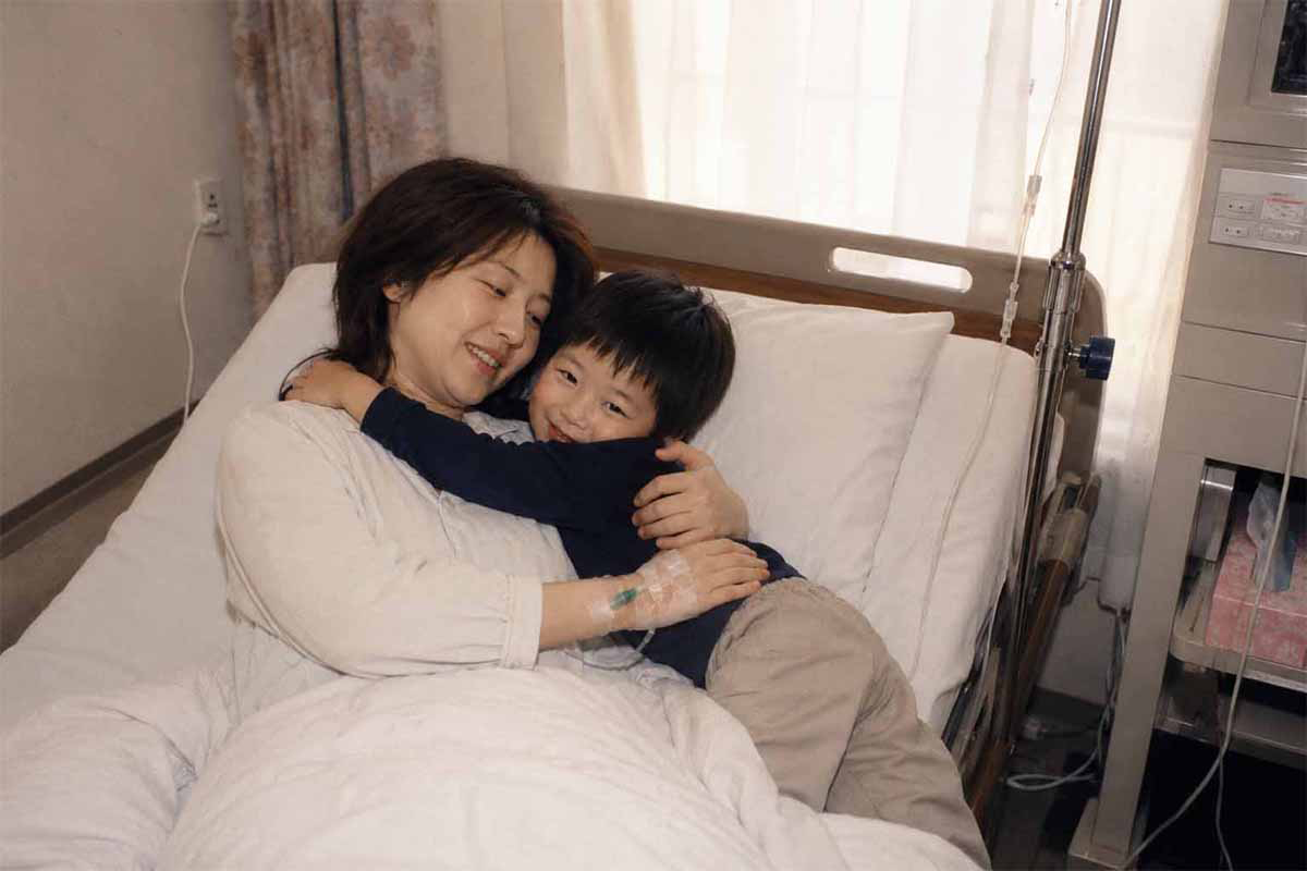闘病中に長男からのお見舞い【写真：本人提供】