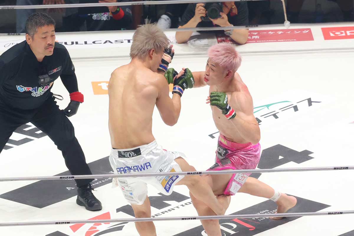 【RIZIN】BD細川一颯、MMAデビュー戦でTKO敗戦　左目ボコボコで流血…「BreakingDownファンの皆さん、これが現実だよ」元RISE王者は3連勝