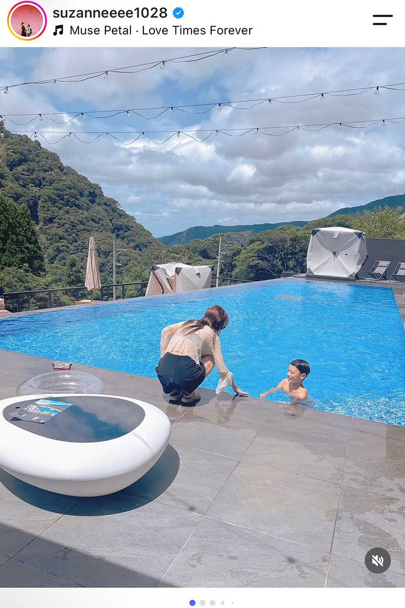 スザンヌの実際の投稿【写真：インスタグラム（@suzanneeee1028）より】