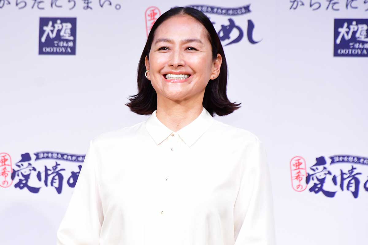 イベントに登壇した亜希【写真:ENCOUNT編集部】