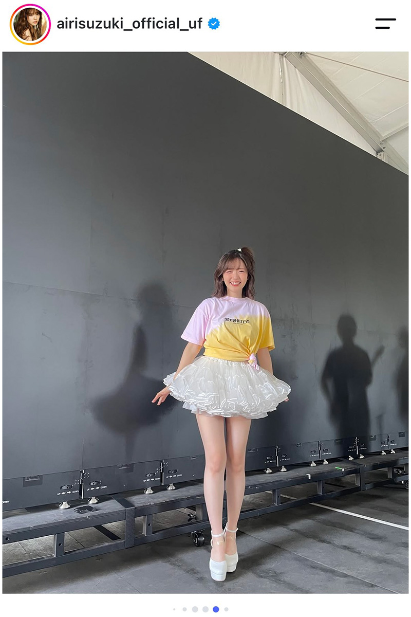 鈴木愛理【写真：インスタグラム（＠airisuzuki_official_uf）より】