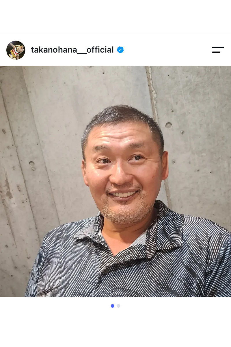 貴乃花光司氏【写真：インスタグラム（＠takanohana__official）より】