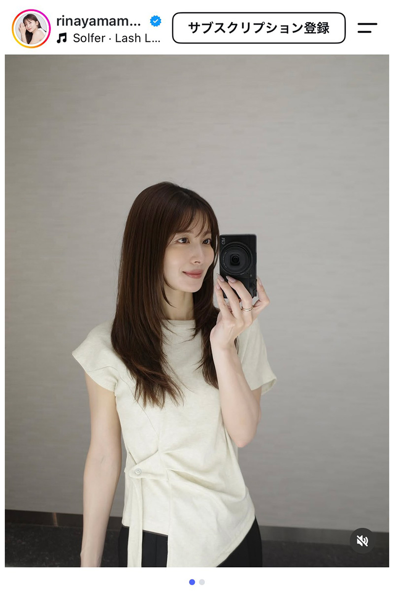 山本里菜の実際の投稿【写真：インスタグラム（＠rinayamamoto_0622）より】