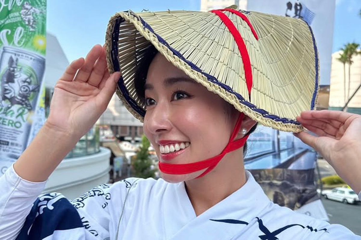 MBS前田春香アナ、阿波おどり姿を公開　「本当に美人」「べっぴんさん」とファンうっとり