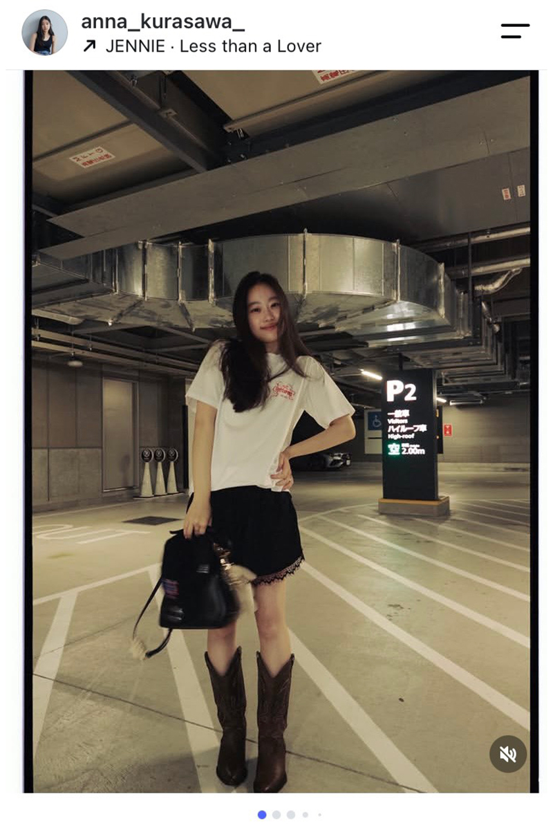 倉沢杏菜の実際の投稿【写真：インスタグラム（＠anna_kurasawa_）より】