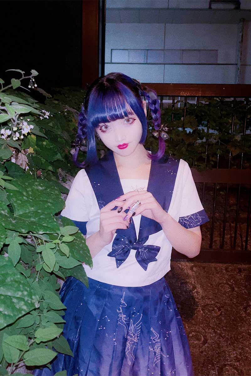 藤田シオンのビフォー(50kg)【写真:X(@shion0_25mg)より】