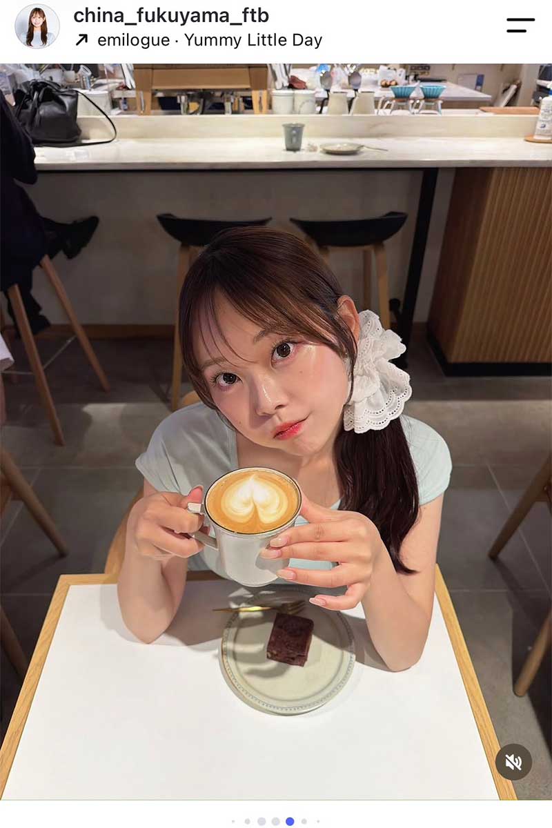 福井テレビ・福山千奈アナウンサー【写真：インスタグラム（＠china_fukuyama_ftb）より】