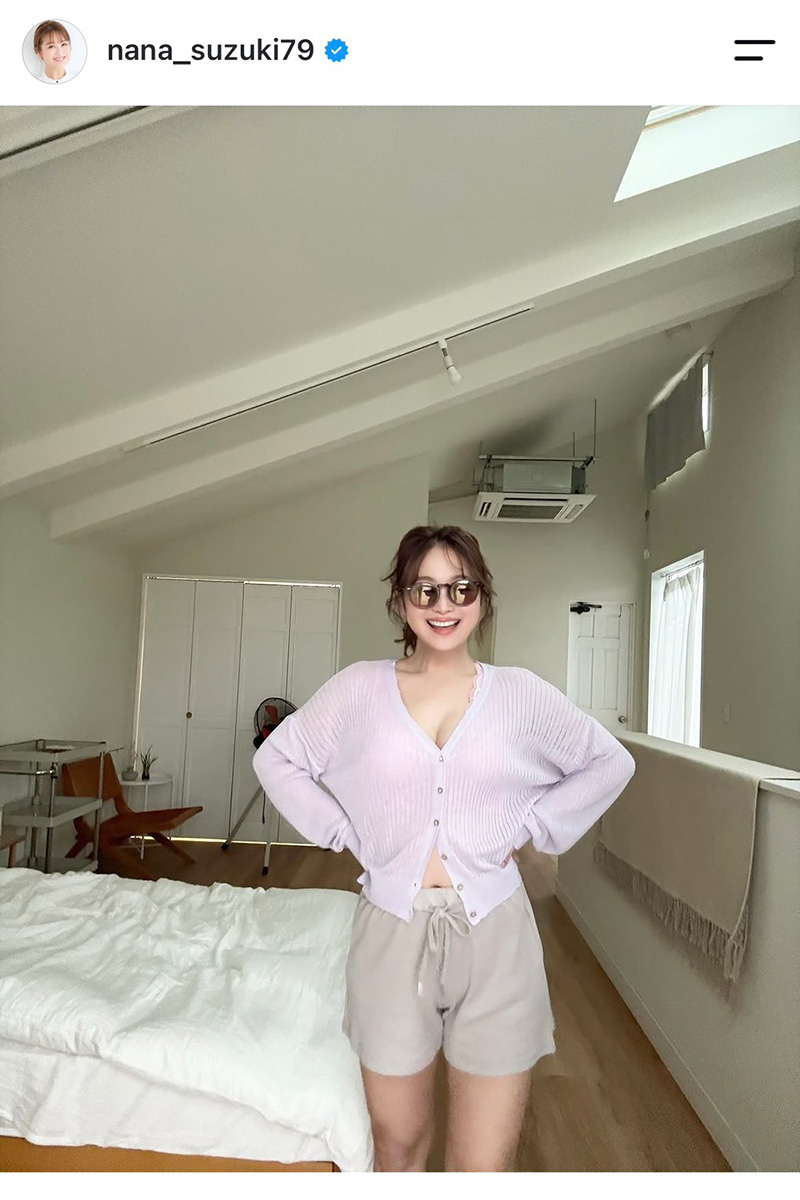 鈴木奈々の実際の投稿【写真：インスタグラム（＠nana_suzuki79）より】