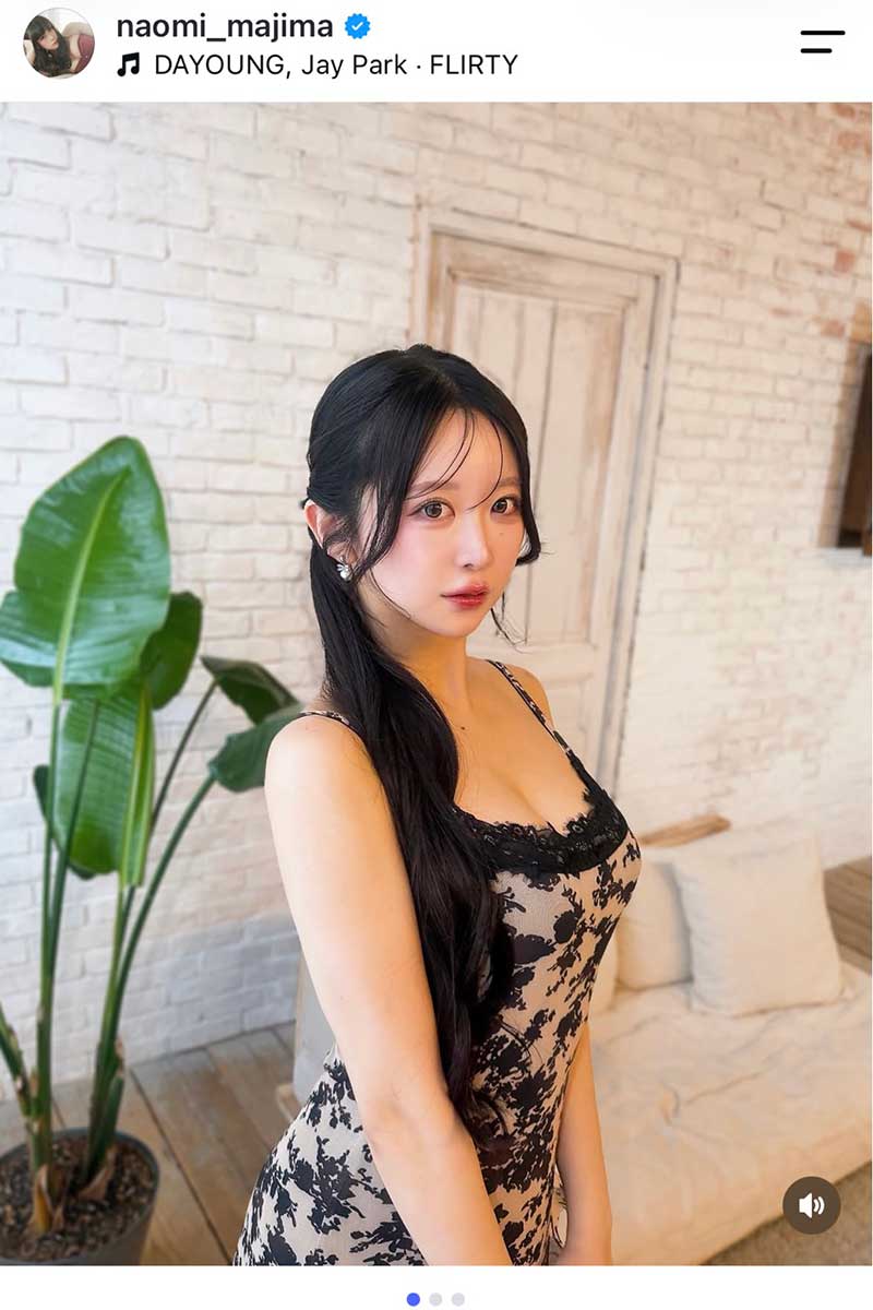 真島なおみ【写真：インスタグラム（＠naomi_majima）より】