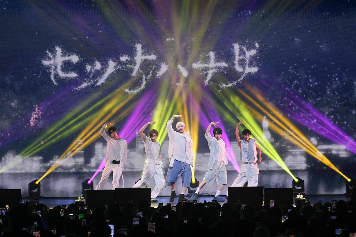 プレミアムライブを行ったTOMORROW X TOGETHER【写真：ENCOUNT編集部】