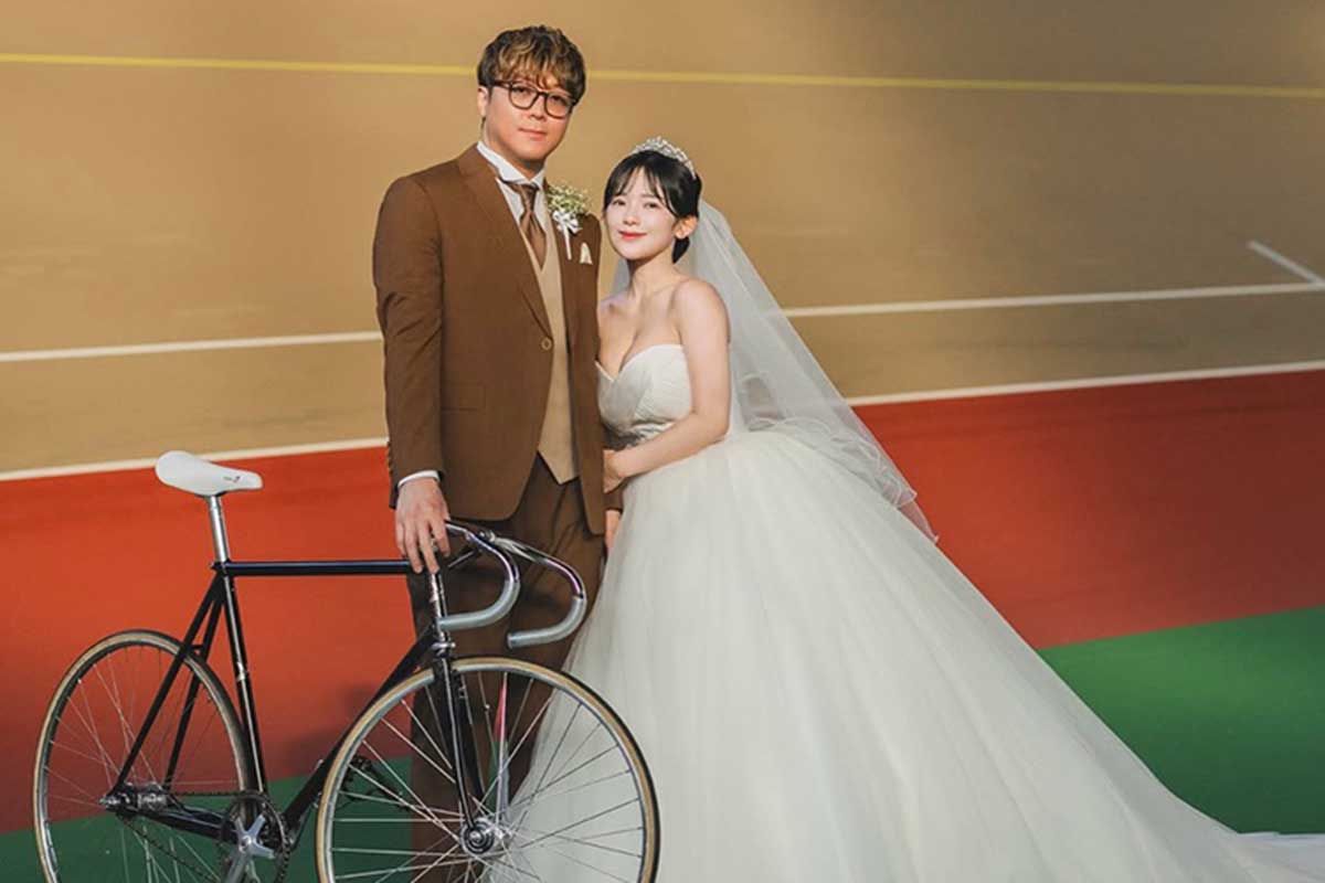 グラビア卒業した天木じゅん、競輪・佐々木悠葵と結婚「とても温かい存在です」　ウエディングドレス姿も公開