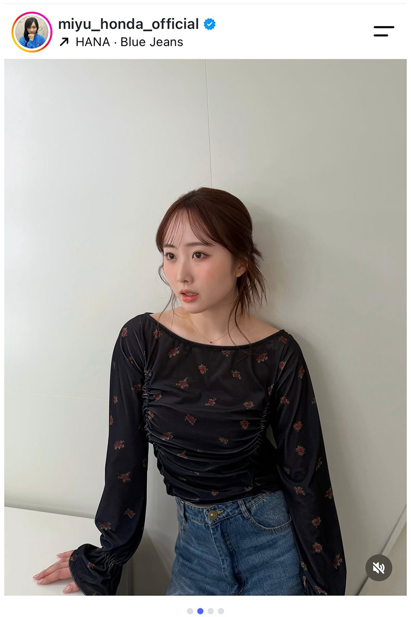 本田望結【写真：インスタグラム（＠miyu_honda_official）より】