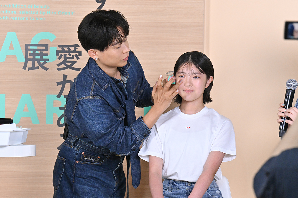 小田切ヒロ、小中学生へメイクの極意を伝授「人生と一緒。間違っても直せる」　5歳で目覚めた原点