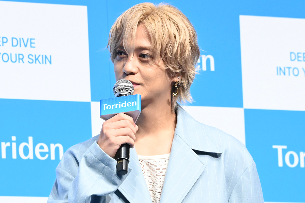 新CM発表会に登壇したKing & Princeの髙橋海人【写真:ENCOUNT編集部】