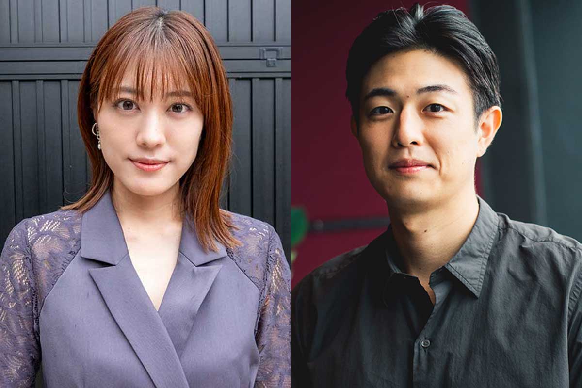 福田沙紀(左)と時任勇気【写真:ENCOUNT編集部、小黒冴夏】