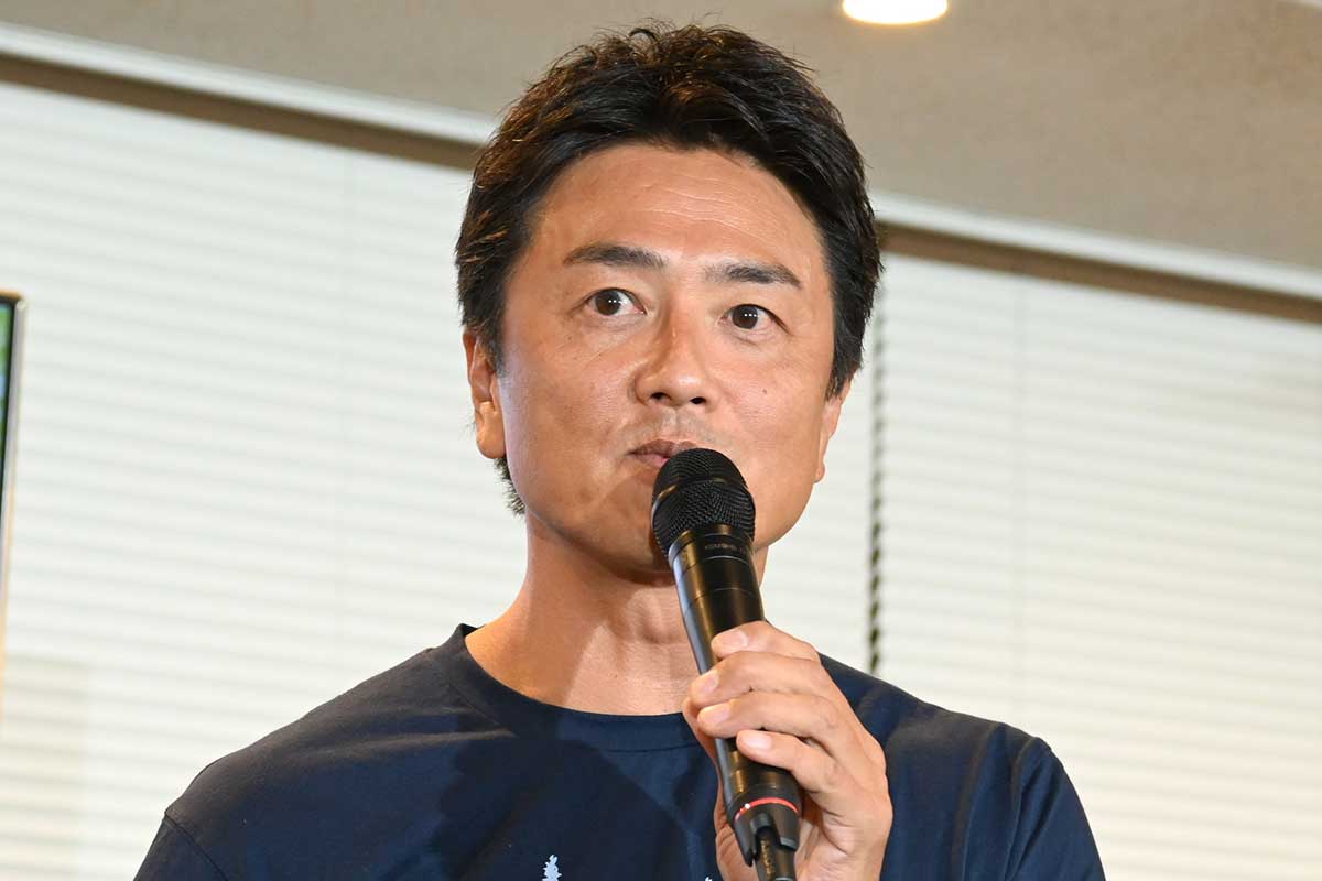 イベントに登壇した原田龍二【写真:ENCOUNT編集部】
