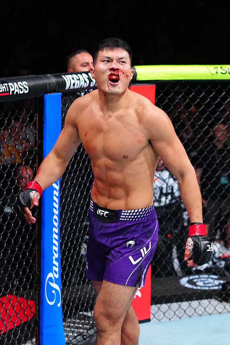 1R・KO勝利を収めたリュウ・ツァー【写真:(C)Zuffa LLC/UFC】