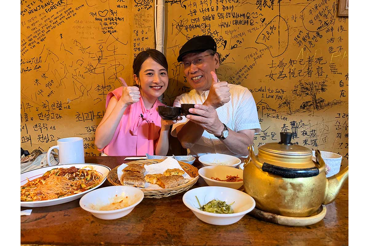 『吉田類の酒場放浪記』2時間SPで番組初の韓国ロケ　日比麻音子アナとディープな夜市へ