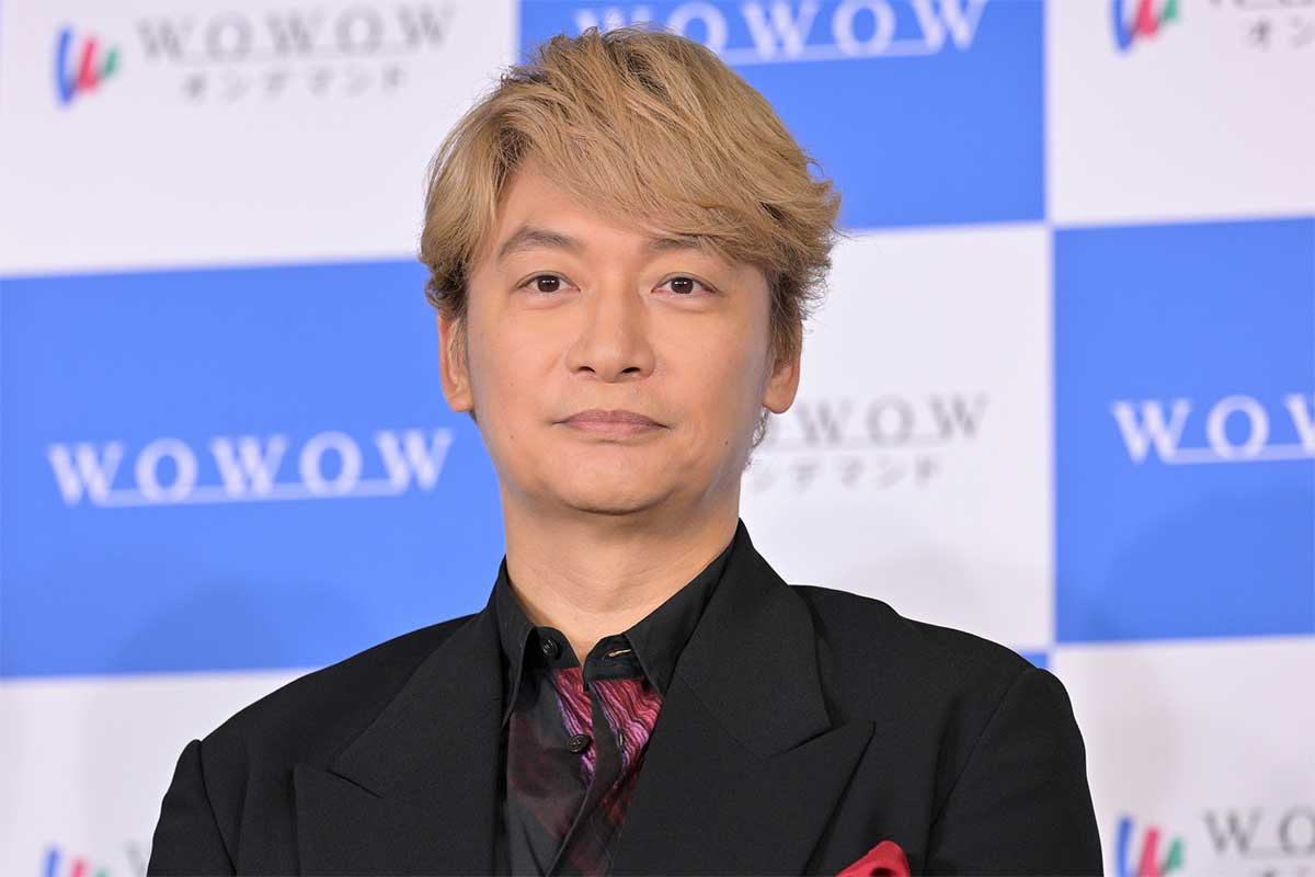 イベントに登壇した⾹取慎吾【写真：ENCOUNT編集部】