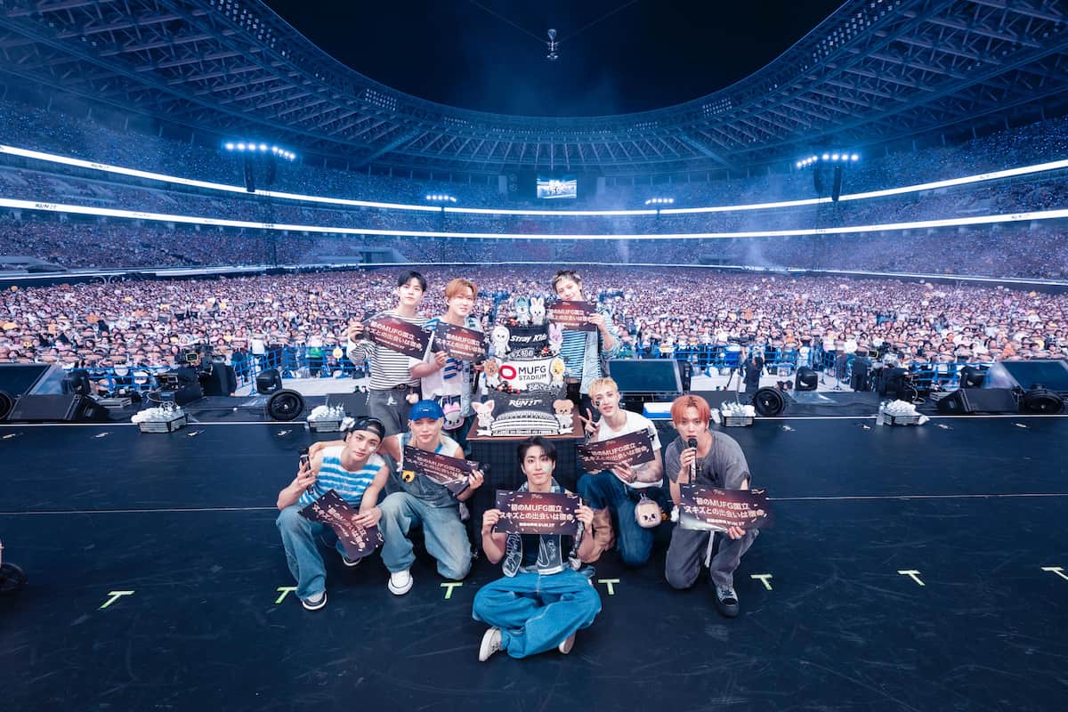 Stray Kids、海外男性初の国立ライブで14万人動員「目を疑うほど広い」　東京ドーム3daysも発表【ライブレポ】