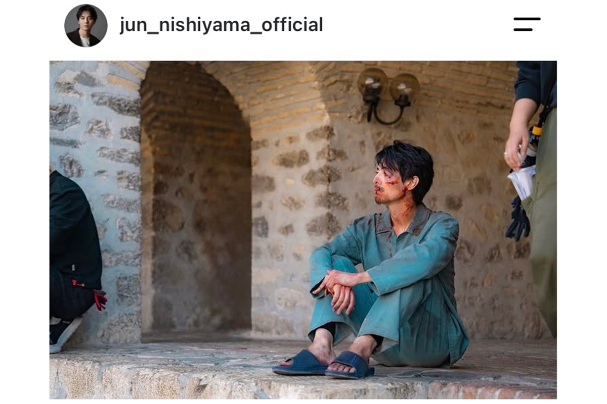 西山潤の実際の投稿【写真:インスタグラム(@jun_nishiyama_official)より】