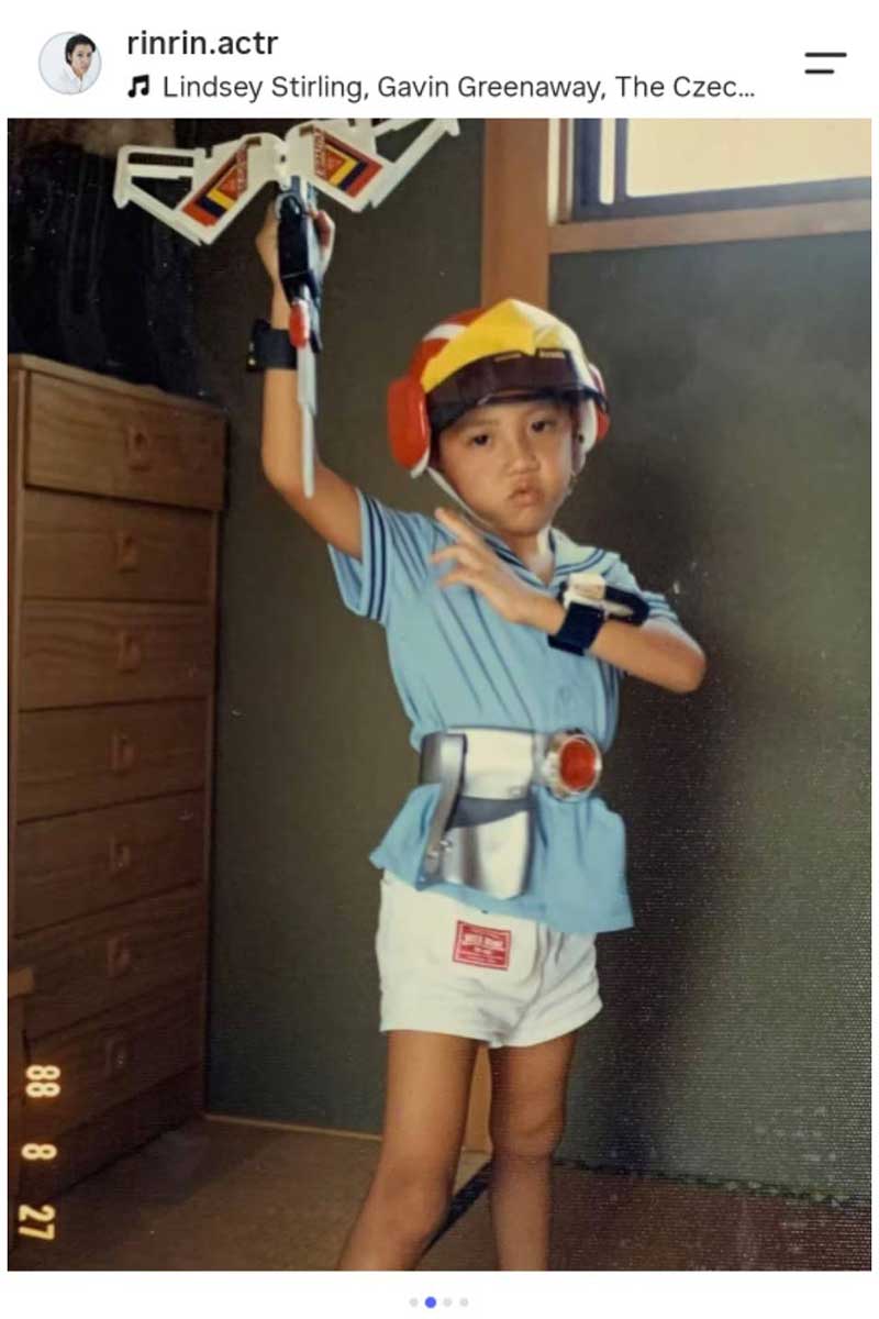 リンリンの実際の投稿【写真：インスタグラム（＠rinrin.actr）より】
