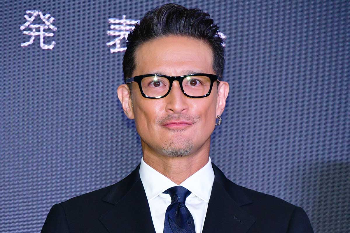 イベントに登壇した松岡昌宏【写真：ENCOUNT編集部】