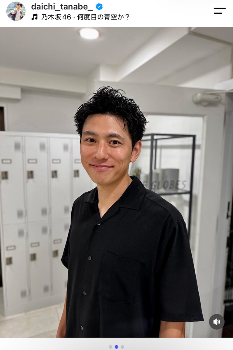 田辺大智アナウンサー【写真：インスタグラム（＠daichi_tanabe_）より】