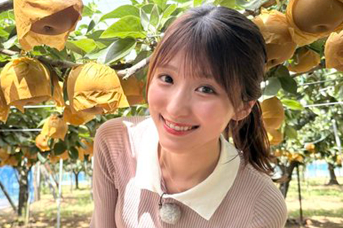 慶大卒・白木愛奈アナ、ぴったり衣装の取材ショットに「とってもおいしそう」「笑顔が素敵」の声
