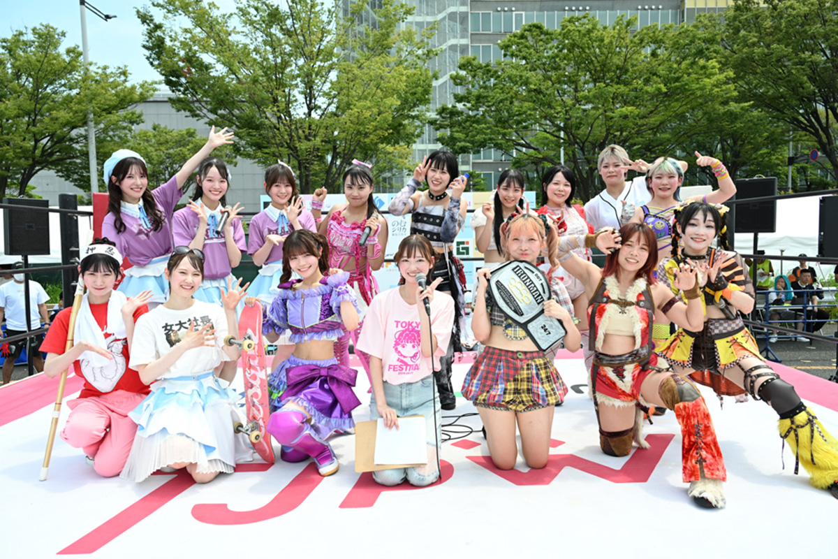灼熱のTIFプロレスは大盛況だった【写真:(C)東京女子プロレス】