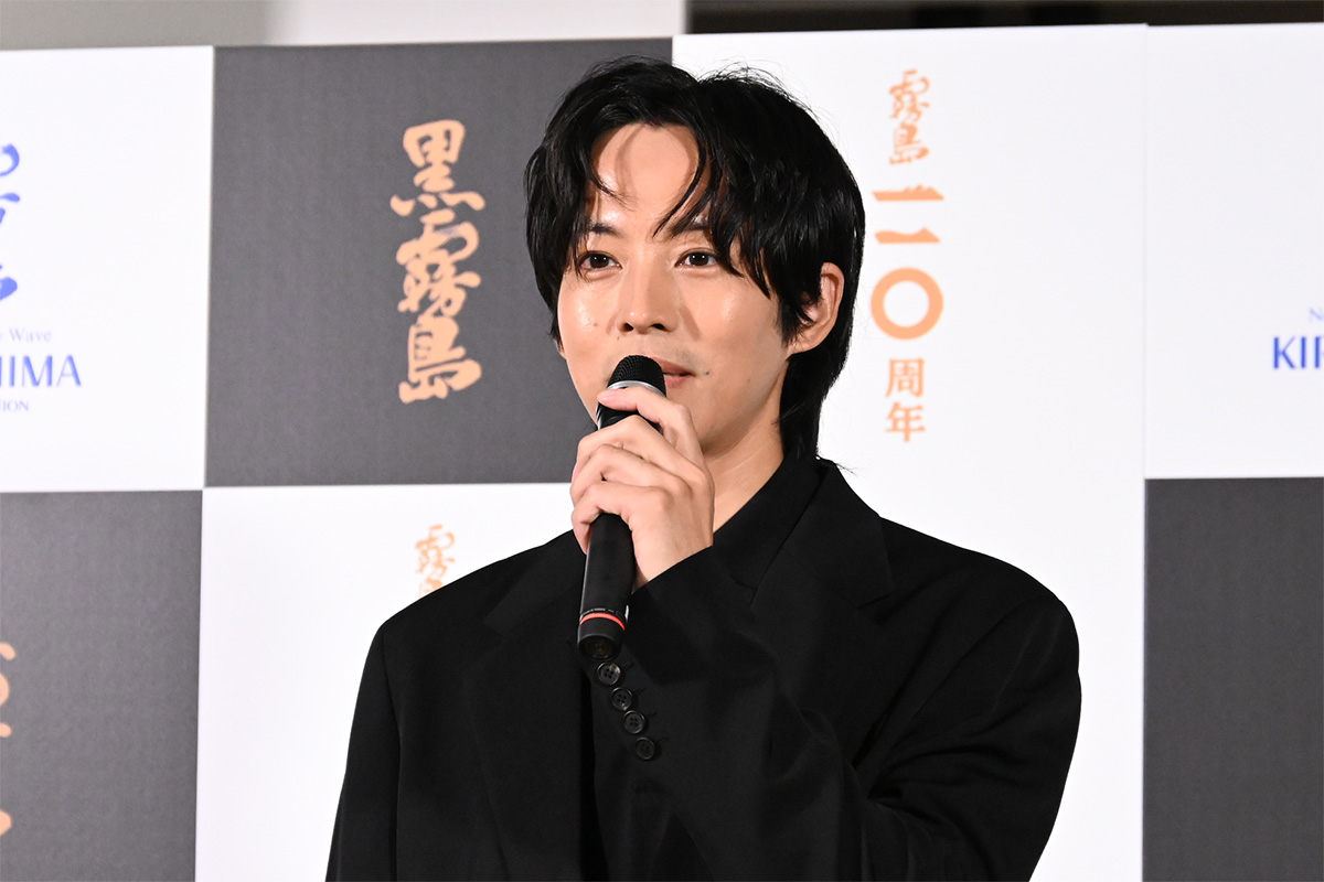 イベントに登壇した松坂桃李【写真：ENCOUNT編集部】