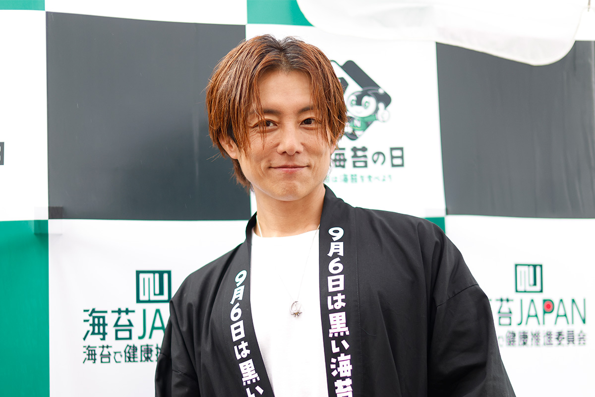 イベントに出席した杉浦太陽【写真：ENCOUNT編集部】