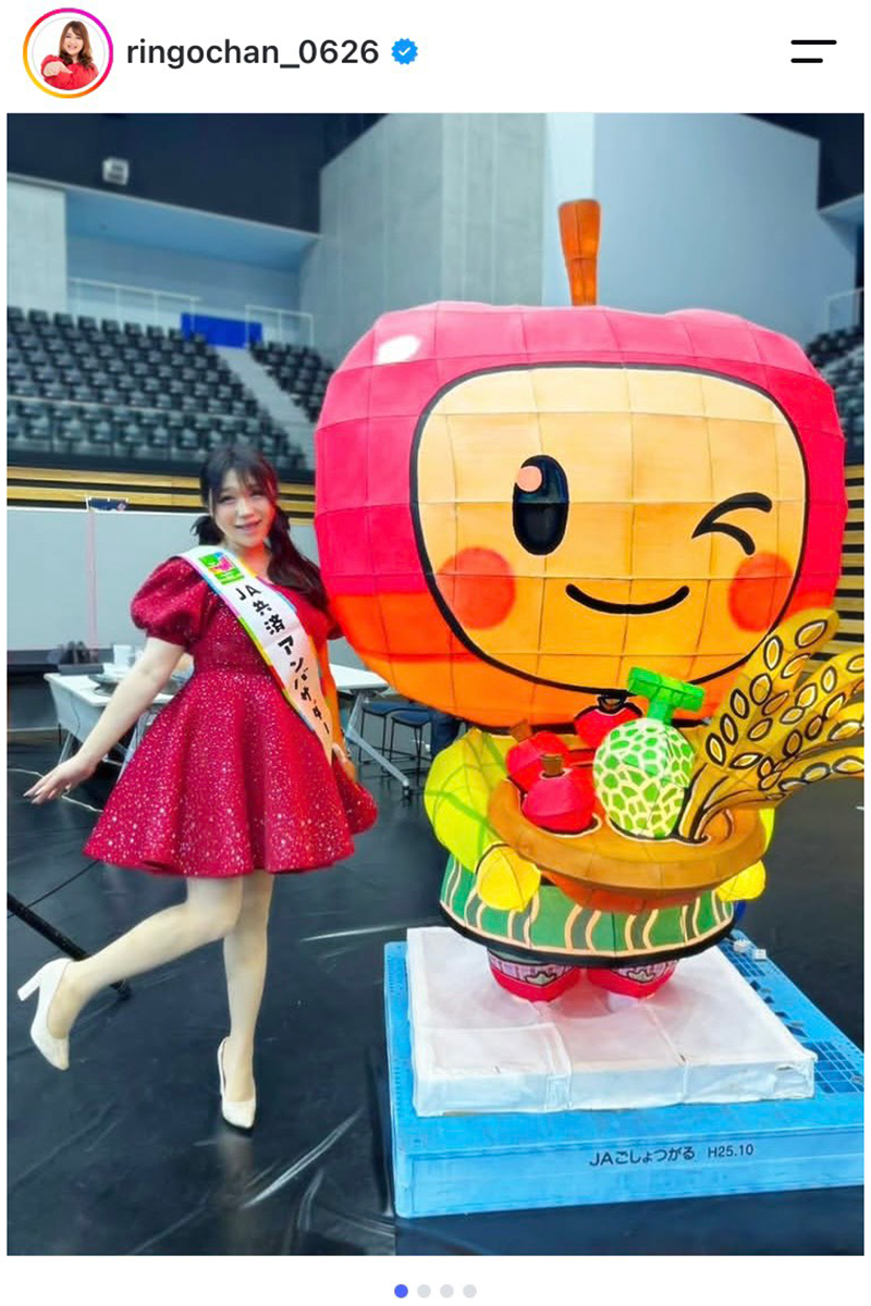 りんごちゃんの実際の投稿【写真:インスタグラム(@ringochan_0626)より】