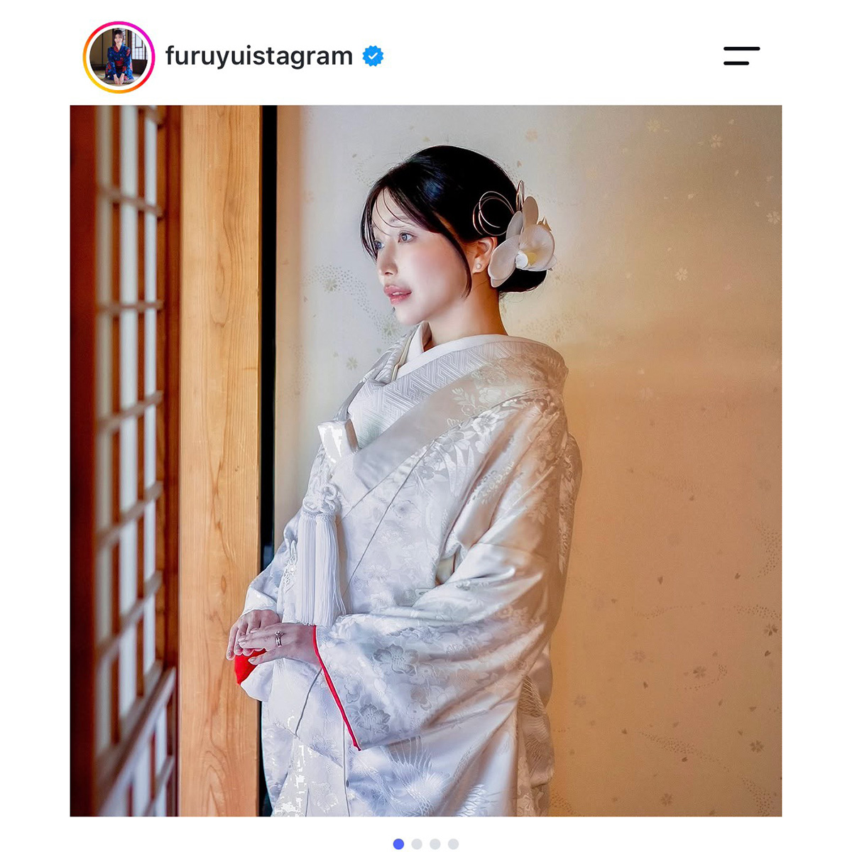 古河由衣【写真：インスタグラム（＠furuyuistagram）より】