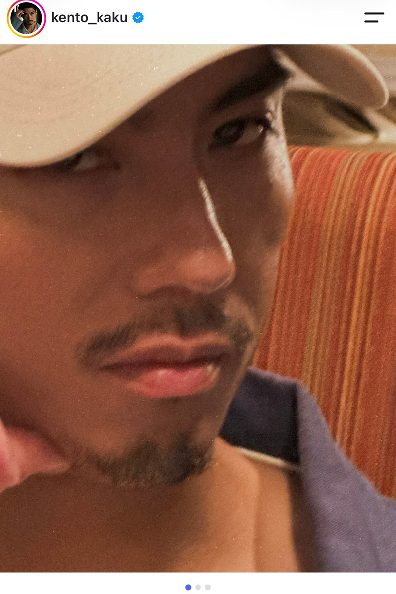 賀来賢人の実際の投稿【写真：インスタグラム（@kento_kaku）より】
