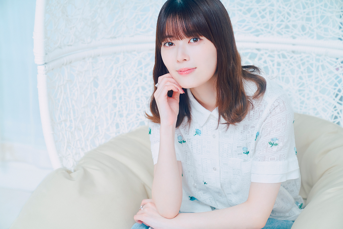 インタビューに応じた乃木坂46の岩本蓮加【写真：高田啓矢】