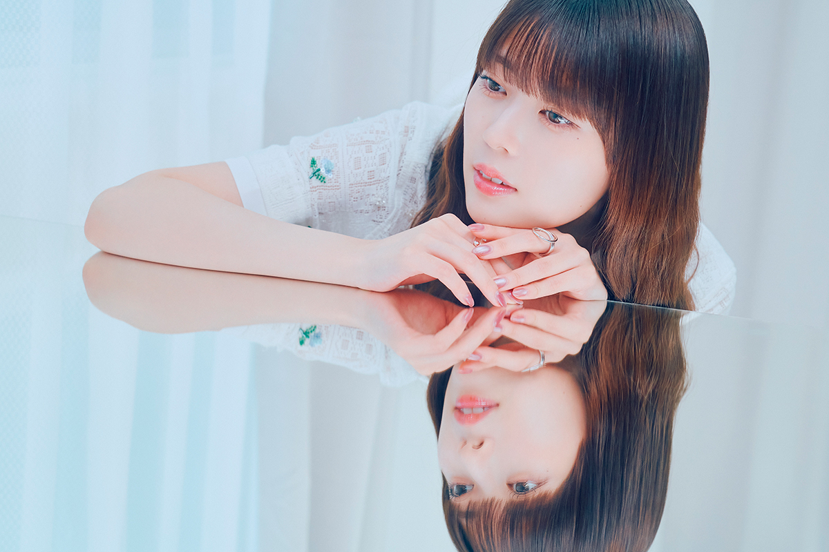 インタビューに応じた乃木坂46の岩本蓮加【写真：高田啓矢】