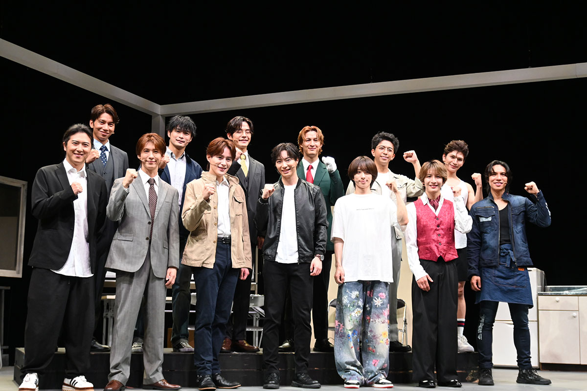 尾上松也、SHOW-WA、MATSURIの集合カット【写真：ENCOUNT編集部】