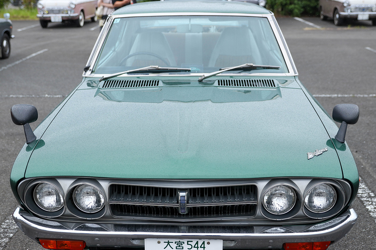 義父から受け継いだ1973年式の日産バイオレット【写真：平木昌宏】